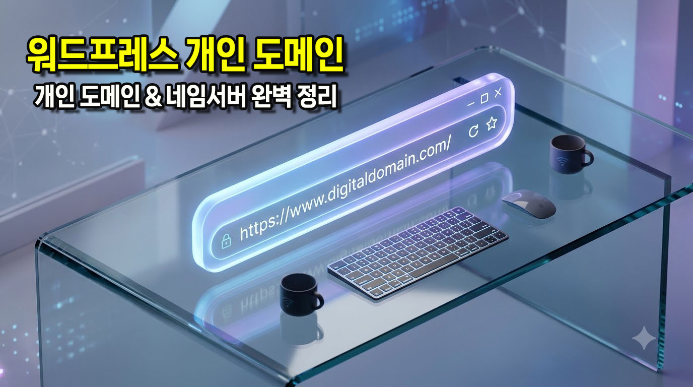 워드프레스 개인 도메인 연결 이유 및 호스팅 네임서버 설정 가이드 대표 이미지