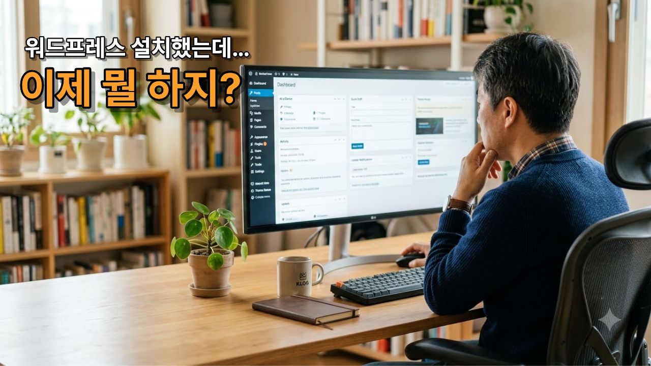 워드프레스 설치 후 기본 세팅을 고민하는 초보 블로거